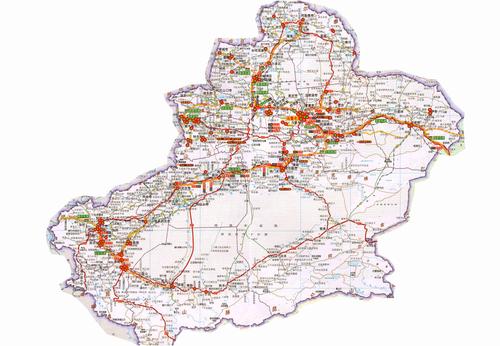 新疆地图旅游景点大全_新疆地图旅游景点大全 全图